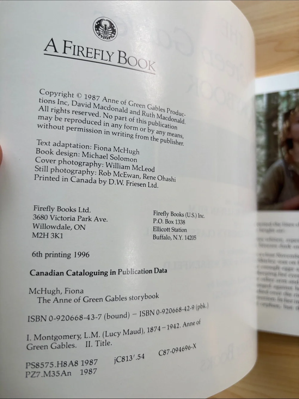 Firefly Book classic anne